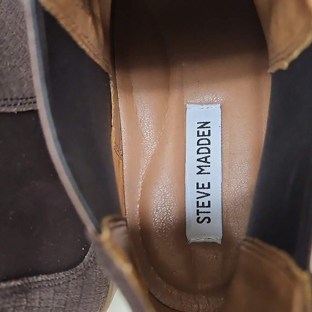 NWOT Steve Madden Suede Boots - Picture 8 of 13
